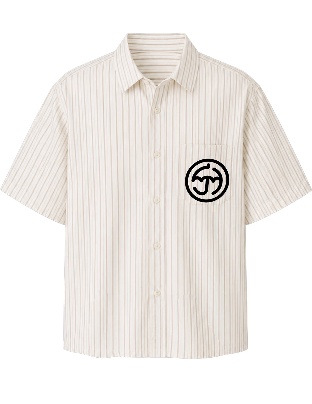 BRIGHTER DAYS AHEAD BUTTON UP (WHITE)